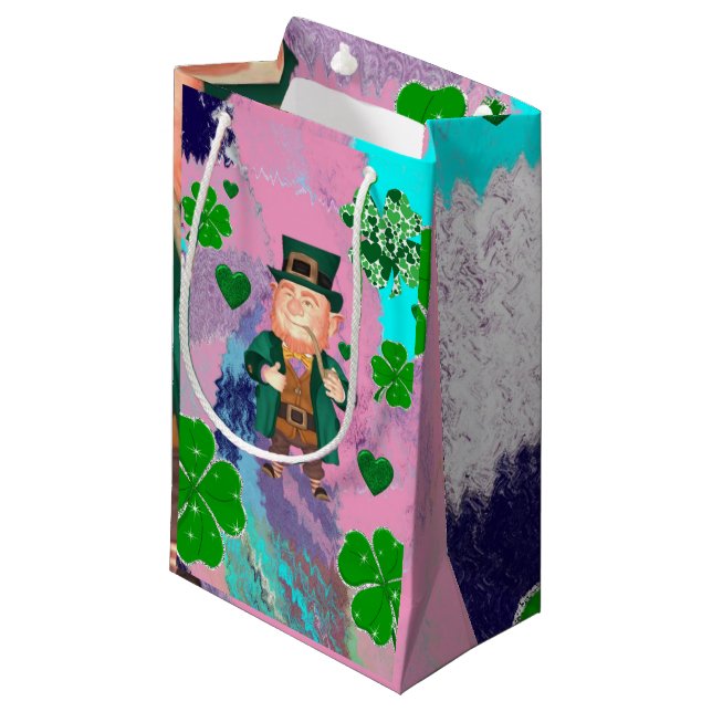St. Patrick's Day Gift Bag (Front Angled)