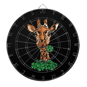 St. Patricks Day Giraffe Dartboard