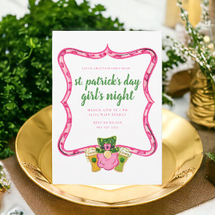 St Patrick's Day Girl's Night  Invitation