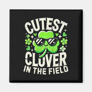 St Patricks Day Girls Toddler Boys Cutest Clover S Magnet