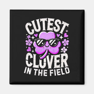 St Patricks Day Girls Toddler Boys Cutest Clover S Magnet