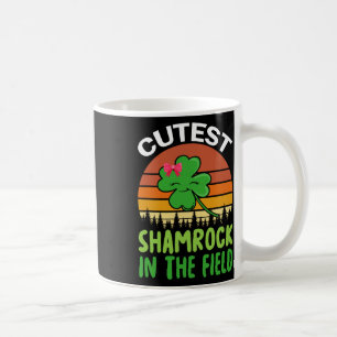 St Patricks Day Girls Toddler Cutest Shamrock In T Coffee Mug