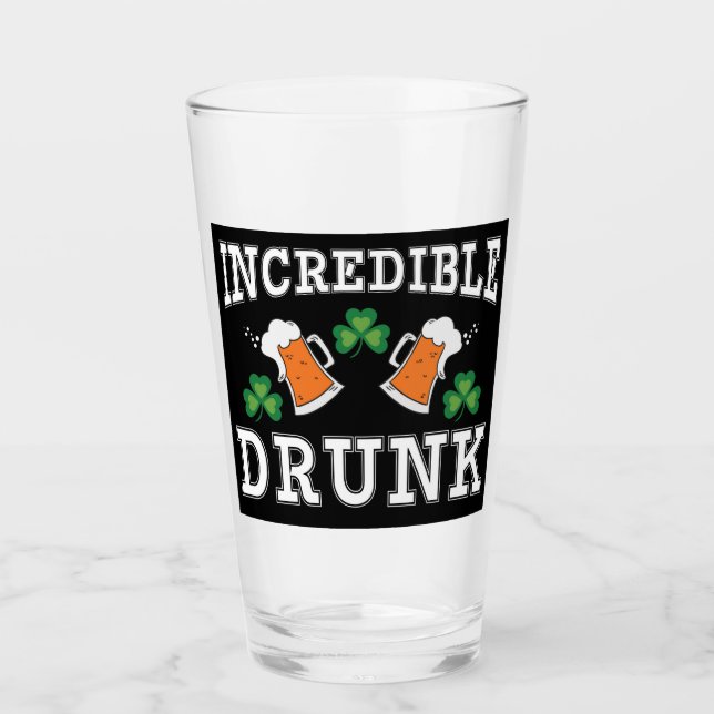 St Patrick's Day Glass (Front)