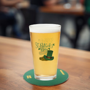St. Patrick's Day Glass Cup