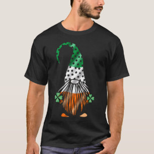St Patrick's Day Gnome Long Legged Gnomes Irish Gr T-Shirt