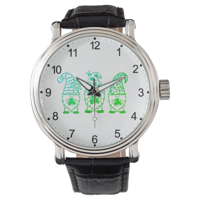 St. Patrick's Day Gnomes-67845 Watch (Front)
