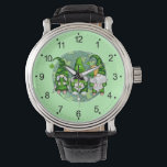 St. Patrick's Day Gnomes Shamrock Gnomes-54989 Watch<br><div class="desc">Festive St. Patrick’s Day gnomes featuring shamrocks and leprechaun hats,  perfect for Irish holiday celebrations,  gifts,  and seasonal decor. (Design code-54989).</div>