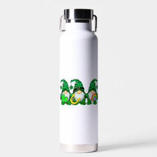 St. Patrick's Day Gnomes   Water Bottle