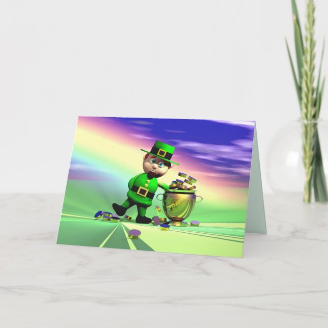 St. Patrick's Day Gold Fever Card (Front)