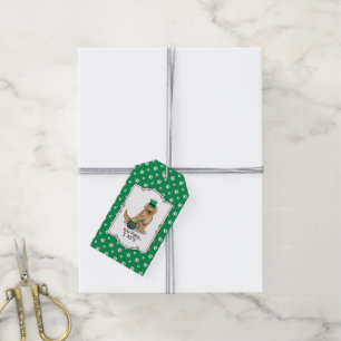 St. Patrick's Day Golden Retriever Dog Gift Tags