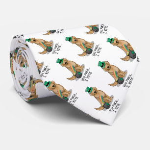 St. Patrick's Day Golden Retriever Dog Tie