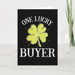 St Patricks Day Graphic For A Buyer One Lucky Card