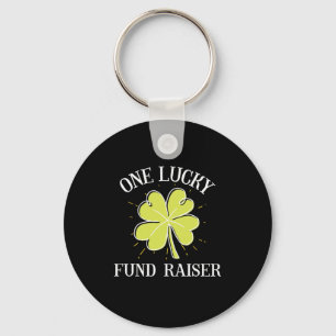 St Patricks Day Graphic For A Fund Raiser One Luck Key Ring