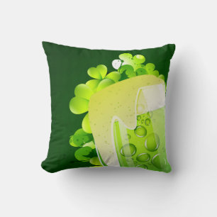 St. Patrick's Day Green Beer Cushion