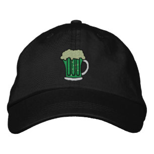 St. Patrick's Day Green Beer Embroidered Caps
