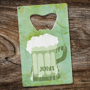 St Patricks Day Green Beer Grunge•Custom