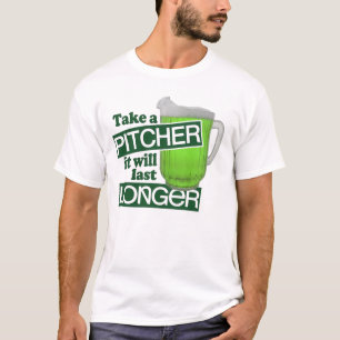 St Patricks Day Green Beer Pitcher T-Shirt