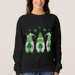 St. Patrick's Day Green Gnomes Lucky and I Gnome I Sweatshirt