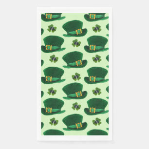 St Patrick's Day Green Hats Napkin