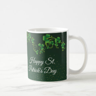 St. Patrick's Day Green Shamrock Vine Irish Party  Coffee Mug