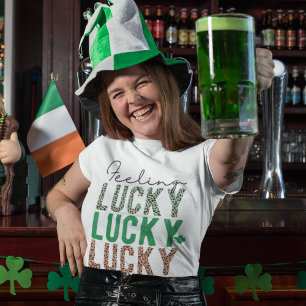 St. Patrick's Day Green Shamrock Vine Irish Party  T-Shirt