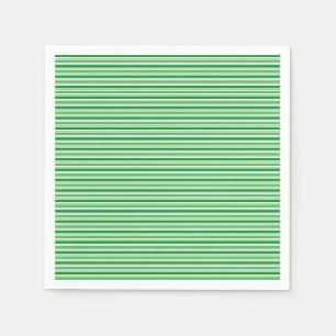 St. Patrick's Day Green Stripes Pattern-54608 Napkin