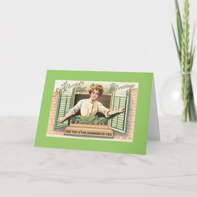 St. Patricks Day Greeting Card (Front)