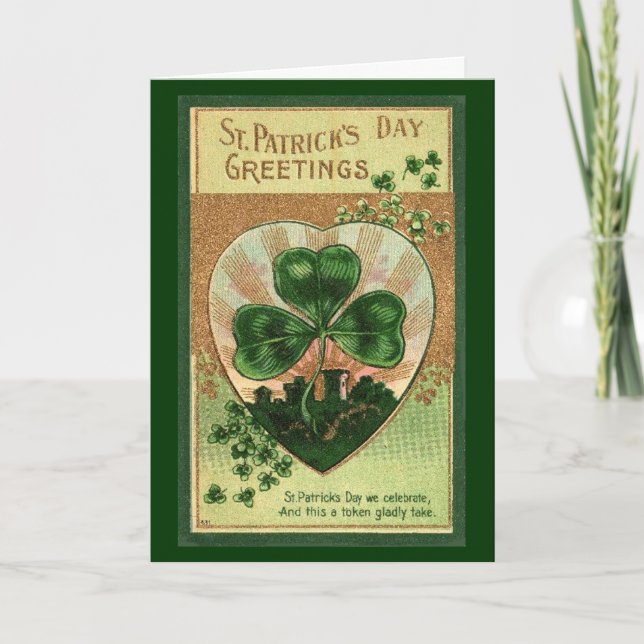 St Patrick's Day Greeting - Card (Front)