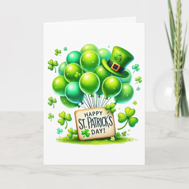 St. Patrick's Day Greeting Card (Front)