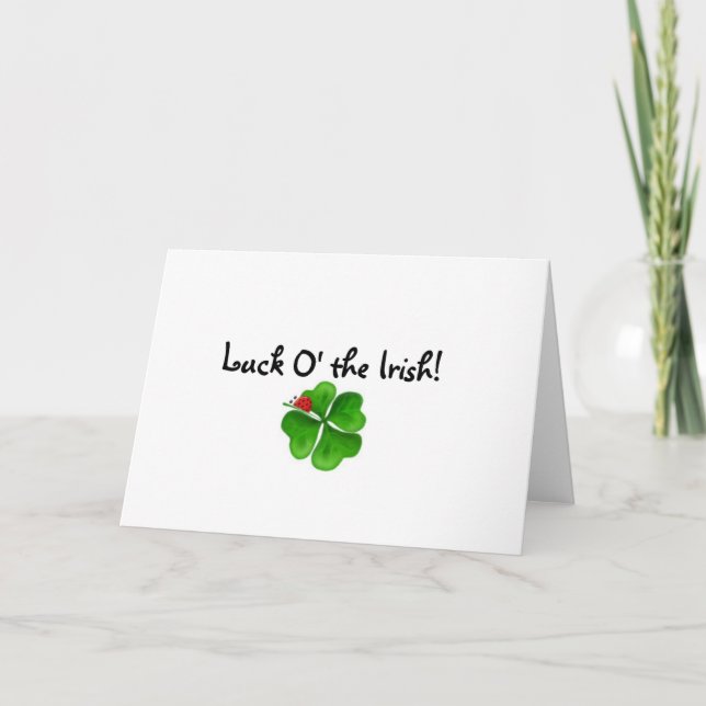 St. Patrick's Day Greeting Card (Front)