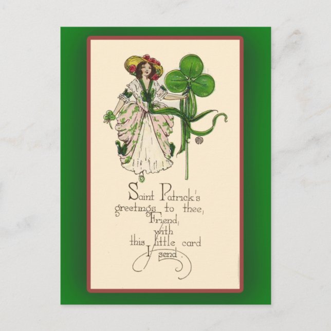 St. Patrick's Day Greeting Cards (Front)