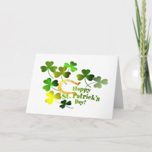 St. Patrick's Day greetings Card