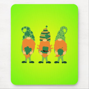 St. Patrick's Day Grnomes Mouse Pad