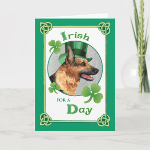 St. Patrick's Day GSD Card