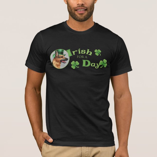 St. Patrick's Day GSD T-Shirt (Front)