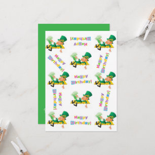 St. Patrick's Day Happy Birthday Invitation