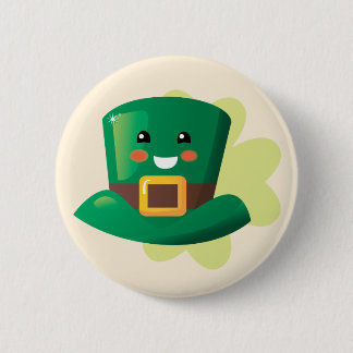 St. Patrick's Day Happy Hat 6 Cm Round Badge