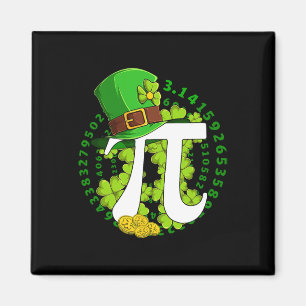 St Patricks Day Happy Pi Day Math Science Irish Sh Magnet