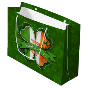 St. Patrick's Day - Happy St. Patrick's Day Large Gift Bag