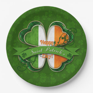 St. Patrick's Day - Happy St. Patrick's Day Paper Plate
