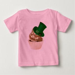St Patricks Day Hat Cupcake Baby T-Shirt
