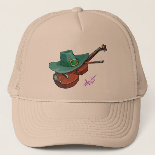 St. Patricks Day Hat & Violin Trucker Hat