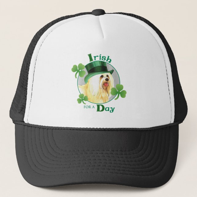 St. Patrick's Day Havanese Trucker Hat (Front)