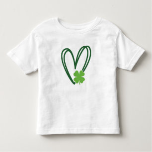 St. Patrick's Day Heart Design T-shirt