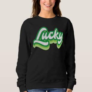 St Patricks Day His And Hers Four Leaf C Lucky 2 Sweatshirt