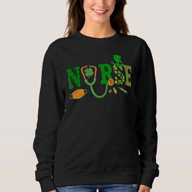 St Patricks Day His And Hers Not Lucky Simply Bles Sweatshirt (Front)