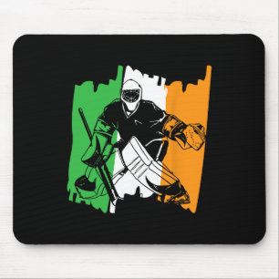 St Patricks Day Hockey Design For Irish Family Goa Mouse Pad