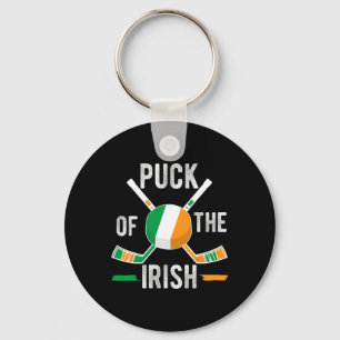 St Patricks Day Hockey Gift For Family Of Ice Hock Key Ring
