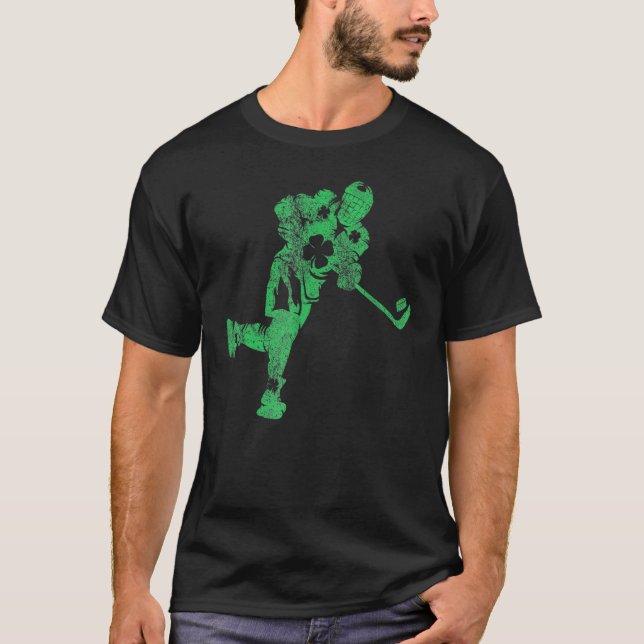St Patricks Day Hockey Irish Boys Saint Paddy's Sh T-Shirt (Front)