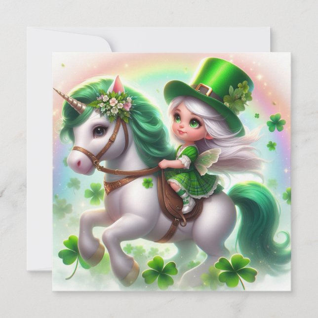 St Patrick's Day Holiday Card (Front)